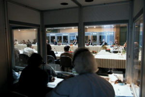 Konferenzdolmetschen in Düsseldorf bei einer Europäischen Betriebsratssitzung